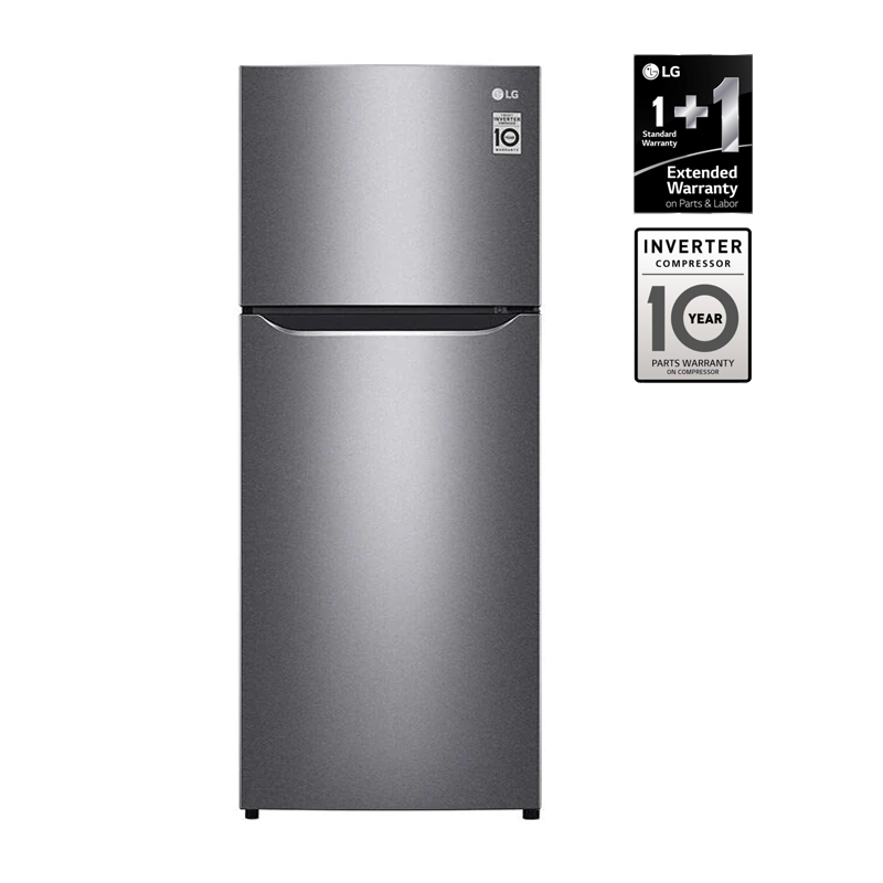 Lg Gr B202sqbb 7 2 Cu Ft Top Freezer Two Door Refrigerator Ansons