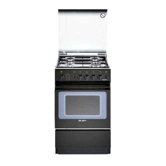 Elba E 5540 FG2 BK 50cm Gas Cooking Range Ansons