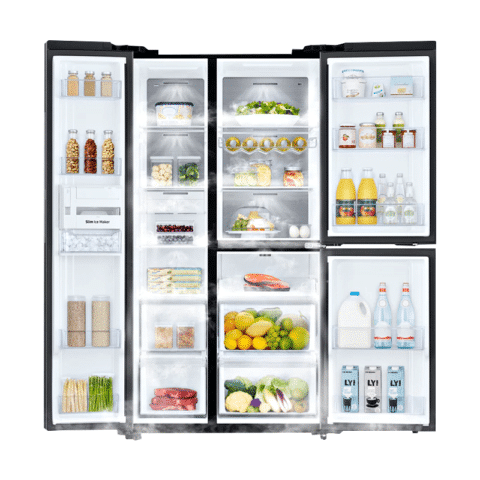 Samsung RS63R5591B4 24.3 cu.ft. Side by Side Refrigerator - Image 5