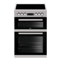 Beko BDC6C55X 60cm Double Oven Electric Cooker