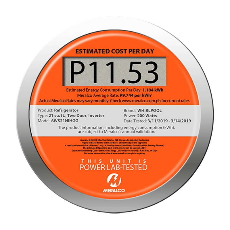 Whirlpool 6WS21NIHGG 21 cu.ft. Side by Side Refrigerator - Image 4