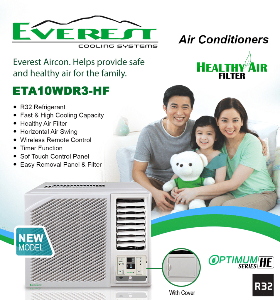 Everest ETA10WDR3HF 1.0HP Window Type Airconditioner Ansons