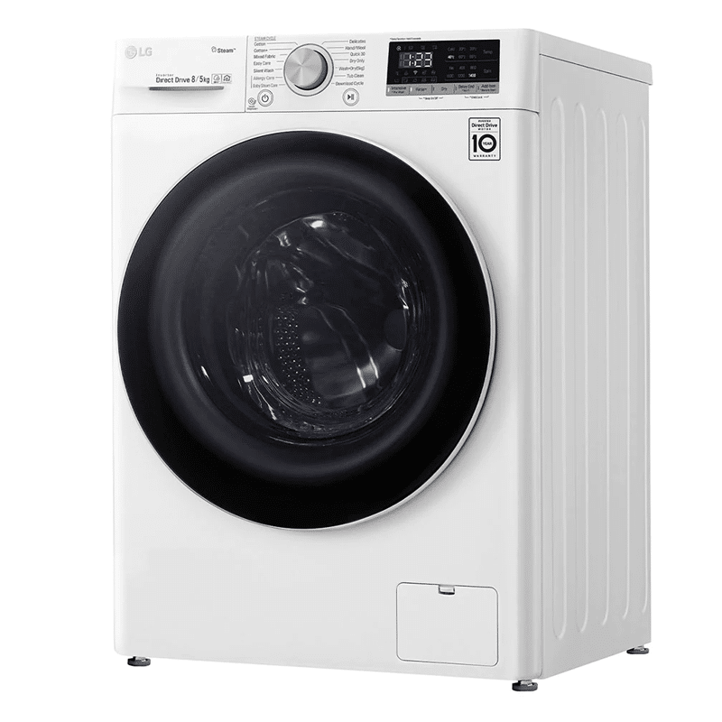 LG Washing Machine 8.0kg Front Load Washer & 5.0kg Dryer FV1208D4W - Image 7