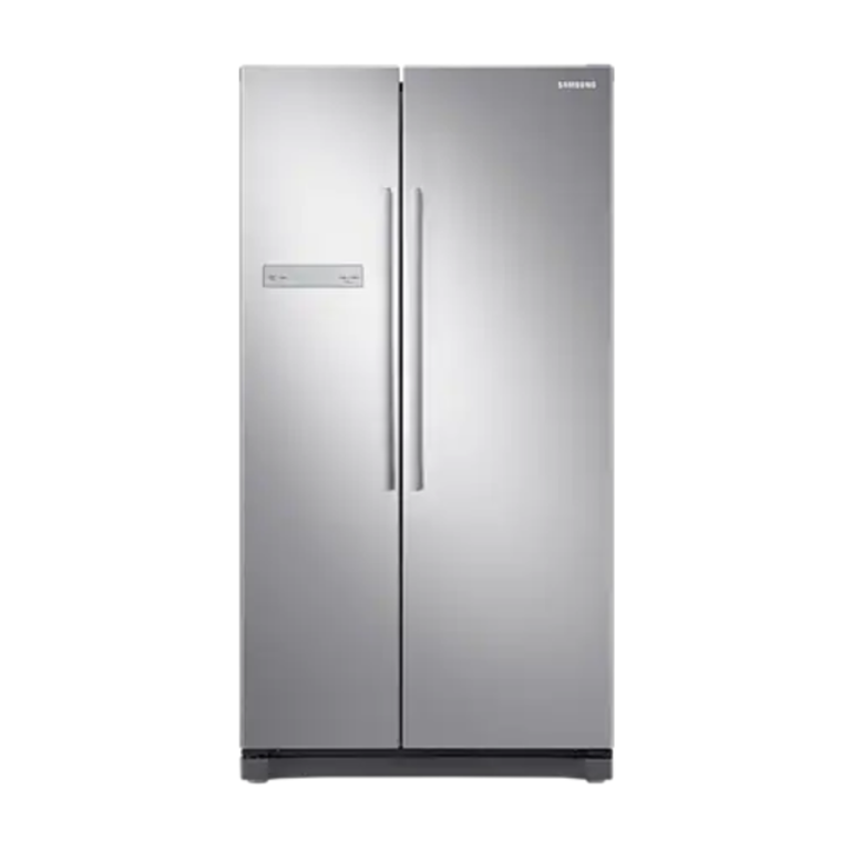 samsung rs54n3103sl tc 19.6 cu ft side by side refrigerator