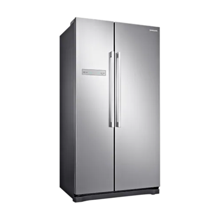 samsung rs54n3103sl tc 19.6 cu ft side by side refrigerator
