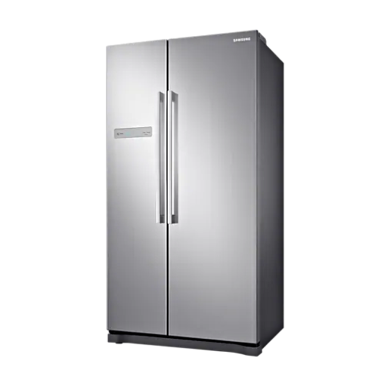 samsung rs54n3103sl tc 19.6 cu ft side by side refrigerator