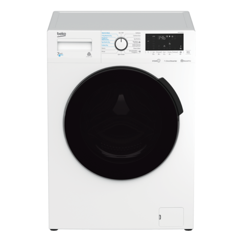 Beko WDB7425R2W 7.0 kg. Front Load Washer & 4.0 kg. Dryer