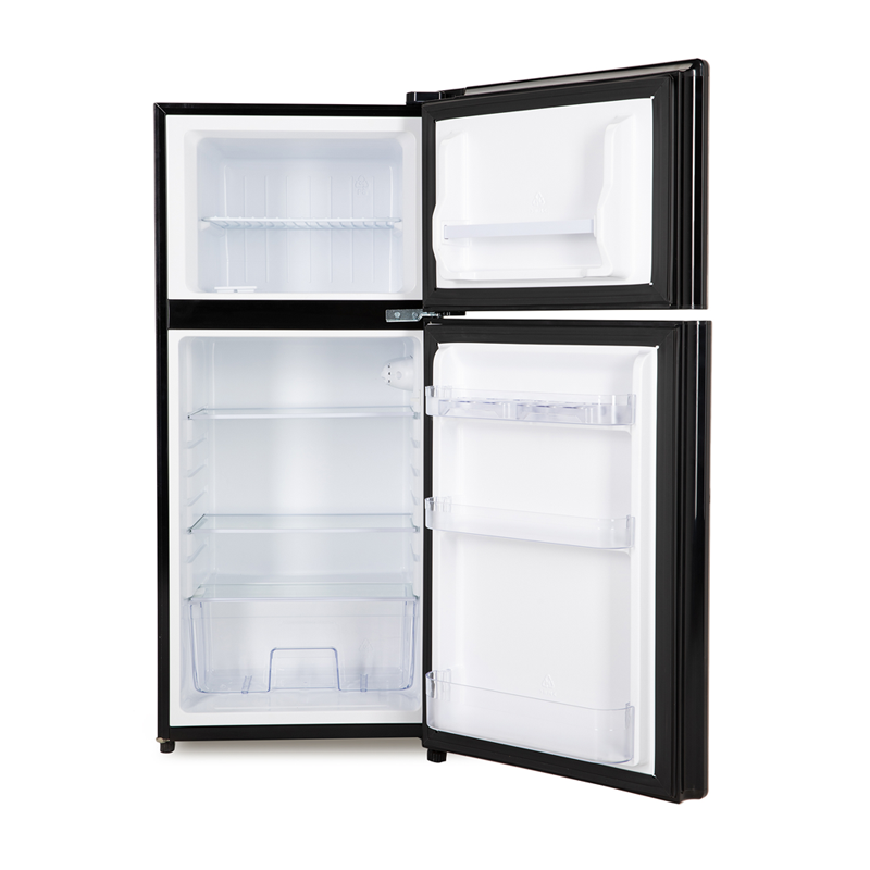 EZY EZ-127 4.5 cu.ft. Two Door Black Refrigerator - Image 2