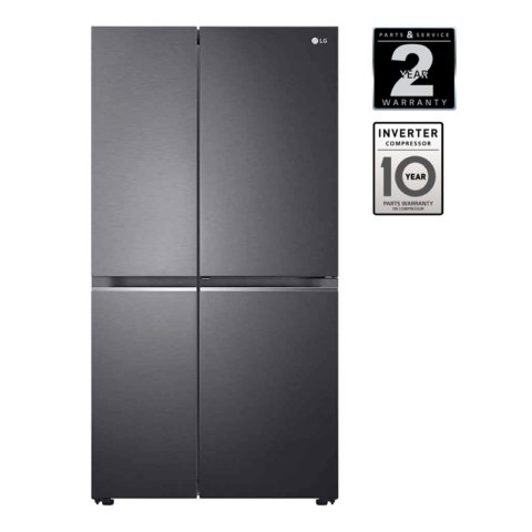 LG Refrigerator Door in Door Side by Side 24.5 cu.ft RVS-M245BM