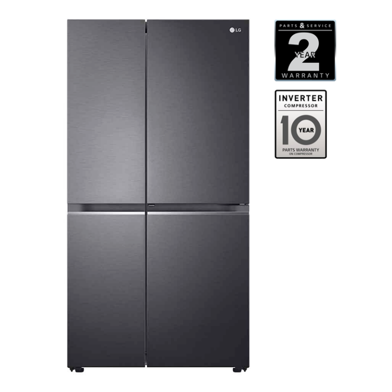 LG Refrigerator Door in Door Side by Side 24.5 cu.ft RVSM245BM Ansons