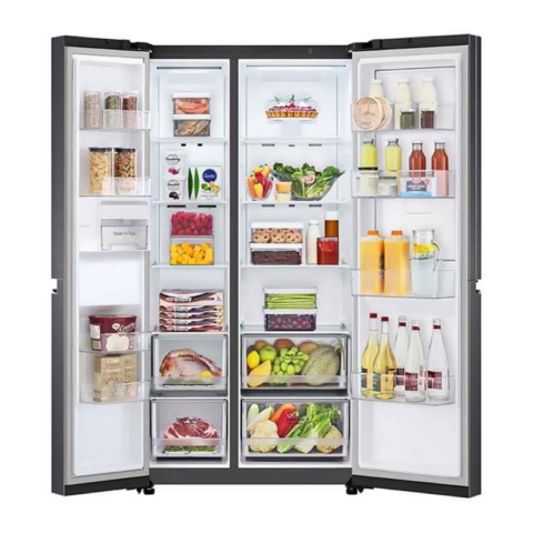 LG Refrigerator Door in Door Side by Side 24.5 cu.ft RVS-M245BM - Image 2