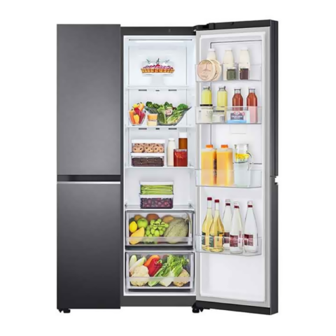LG Refrigerator Door in Door Side by Side 24.5 cu.ft RVS-M245BM - Image 4