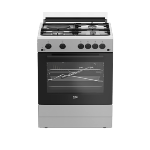 Beko FSG63010GSX 60cm Gas Cooking Range