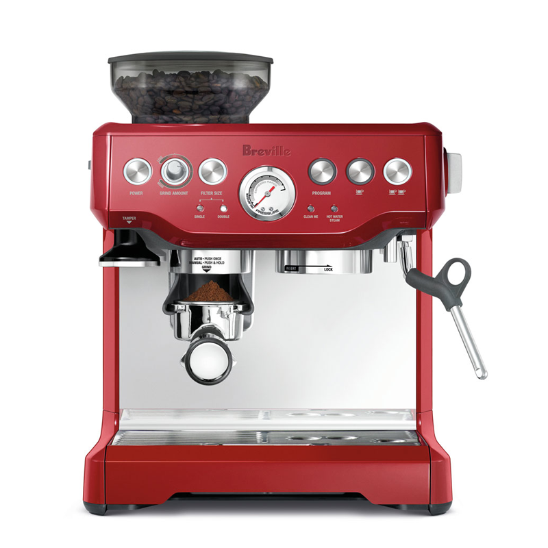 Breville BES870CRN The Barista Express Cranberry