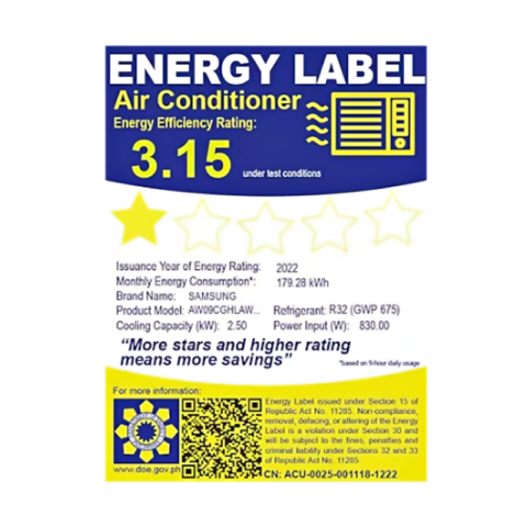 Samsung AW09CGHLAWKNTC 1.0 HP Window Type Compact Airconditioner - Image 6