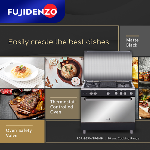 Fujidenzo FGR 9650 VTRGMB 90cm Gas Cooking Range Ansons