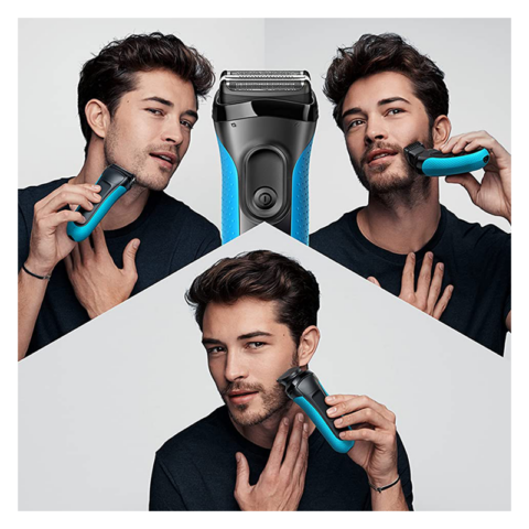 Braun 3010BT Series 3 Wet Dry Shaver with Trimmer Head and 5 Combs - Image 6