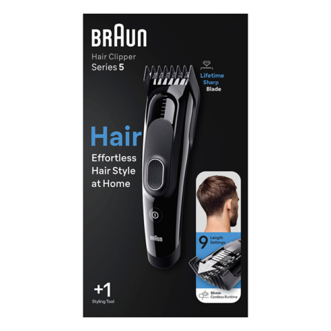 Braun HC5310 Hair Clipper with 9 length settings and 1 Comb - Image 6