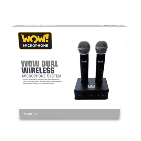 WOW! Fiesta WM-U20 Dual Wireless Microphone - Image 2