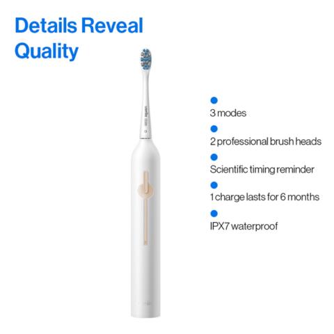 Usmile P1 White Sonic Electronic Toothbrush - Image 2