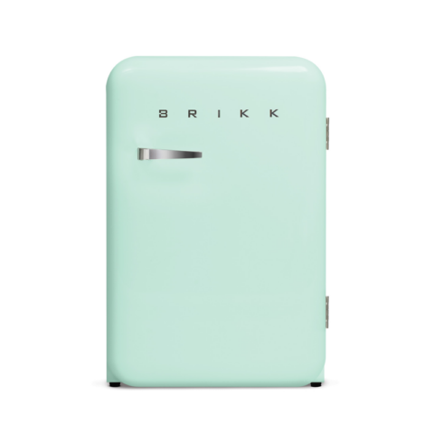 Brikk BRF-130LGN Green 3.2 cu.ft. Personal Retro Refrigerator