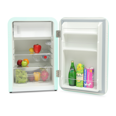 Brikk BRF-130LGN Green 3.2 cu.ft. Personal Retro Refrigerator - Image 2