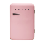 Brikk BRF-130LPK Pink 3.2 cu.ft. Personal Retro Refrigerator