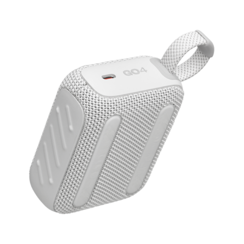 JBL Go 4 Ultra White Portable Waterproof Bluetooth Speaker - Image 4