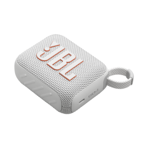JBL Go 4 Ultra White Portable Waterproof Bluetooth Speaker - Image 6