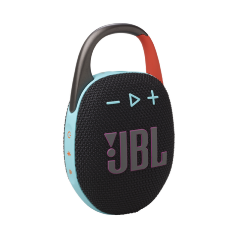 JBL Clip 5 Ultra Black Orange Portable and Waterproof Bluetooth Speaker