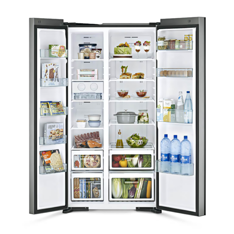 Hitachi R-S700PG0-1GBK 21.0 cu.ft. Side by Side Refrigerator - Image 4