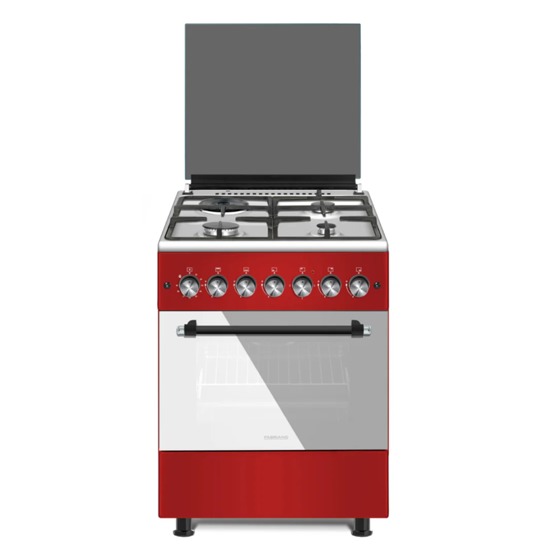 Fabriano F6TS31G2-RD 60cm Gas Cooking Range