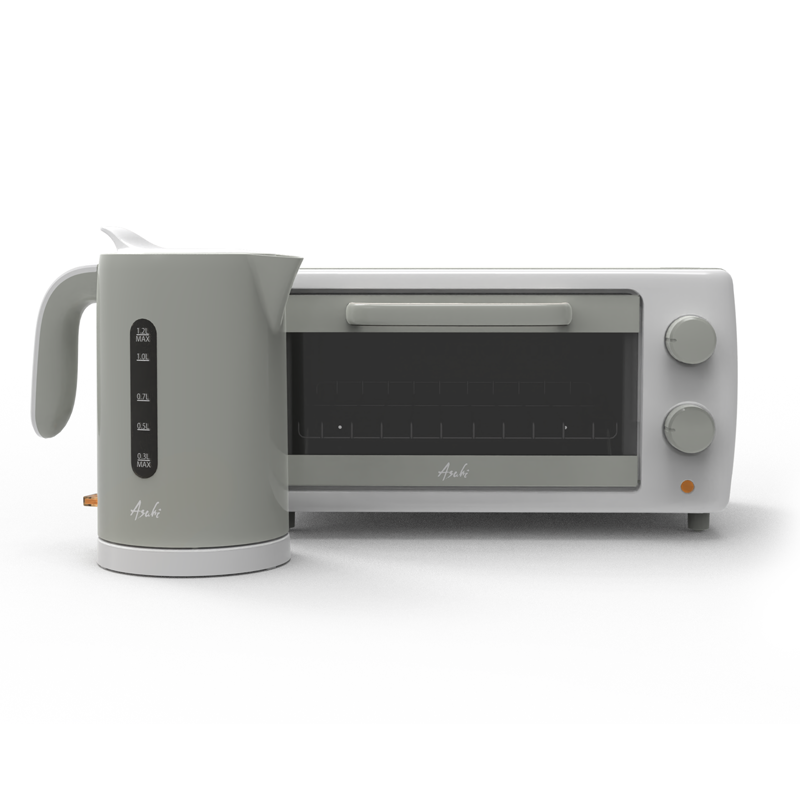 Asahi OT-101 10L Oven Toaster + EK-124 1.2L Electric Kettle BUNDLE
