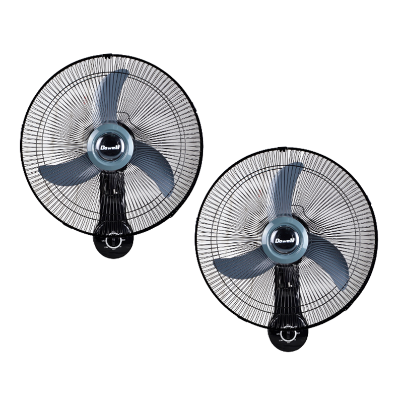 Dowell WF3-217 16" Wall Fan Dark Gray BUNDLE