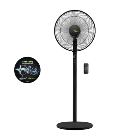 Asahi DC-6082 16in DC Stand Fan Black - Image 3