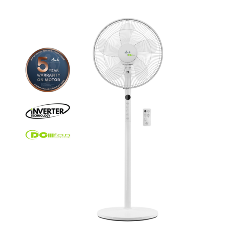 Asahi DC-6082 16in DC Stand Fan White - Image 2