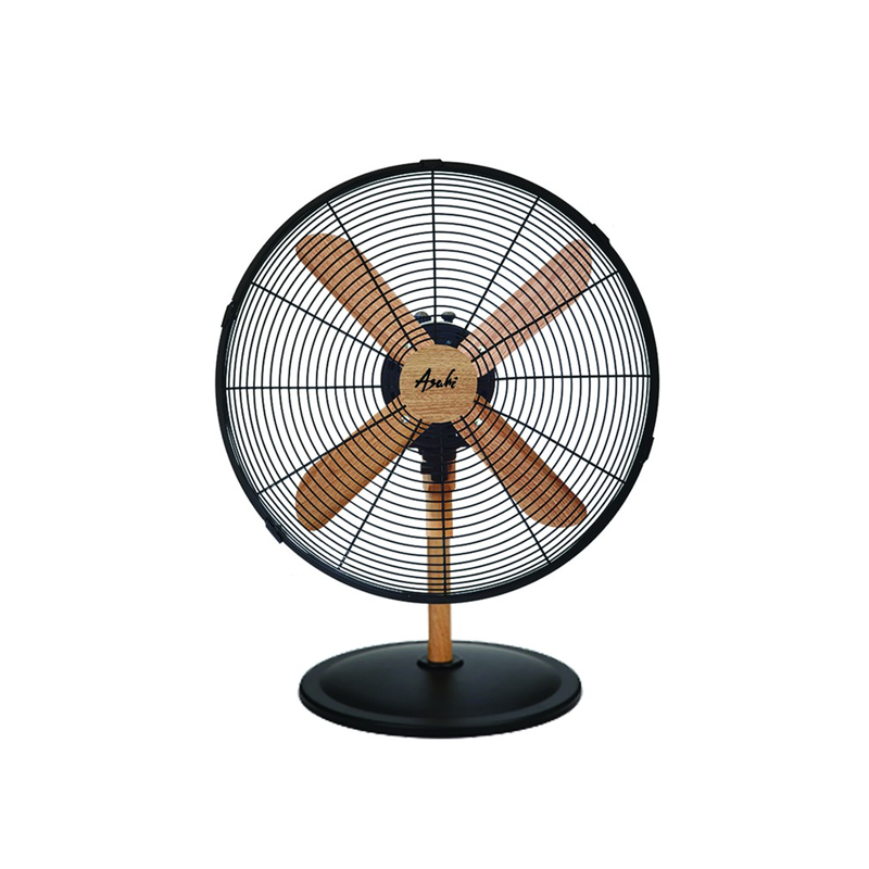 Asahi XF-6004 16in Wood Series Desk Fan Black