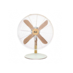 Asahi XF-6004 16in Wood Series Desk Fan White