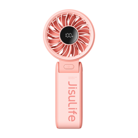 JisuLife LIFE 7 5000mAh Handheld Fan Pink