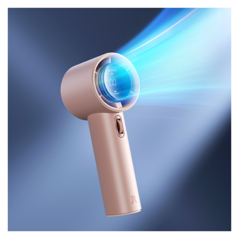 JisuLife PRO 1 ABS FA53 3600mAh Handheld Fan Pink - Image 4