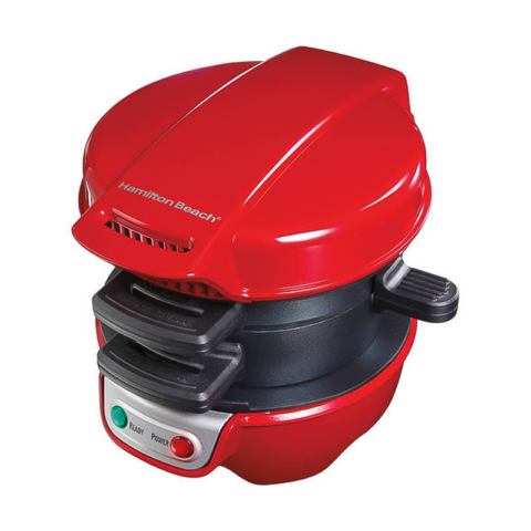 Hamilton Beach 25476-PH Breakfast Sandwich Maker Red