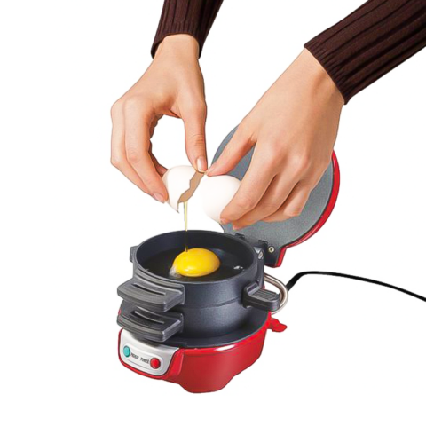 Hamilton Beach 25476-PH Breakfast Sandwich Maker Red - Image 5