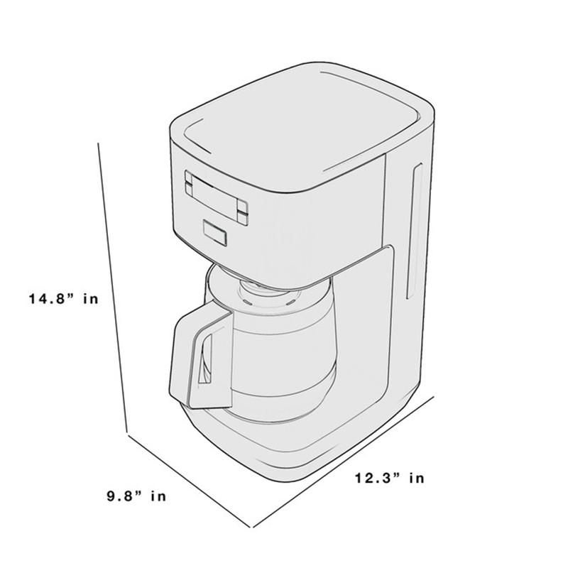 GE G7CDAASSPSS 12 Cups Drip Coffee Maker - Image 7