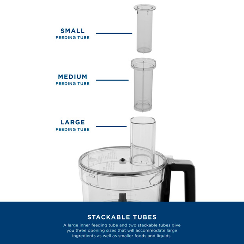 GE G8P0AASSPSS 12 Cups Food Processor - Image 16