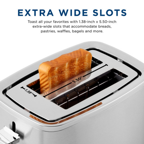 GE G9TMA2SSPSS 850w 2-Slice Toaster - Image 5