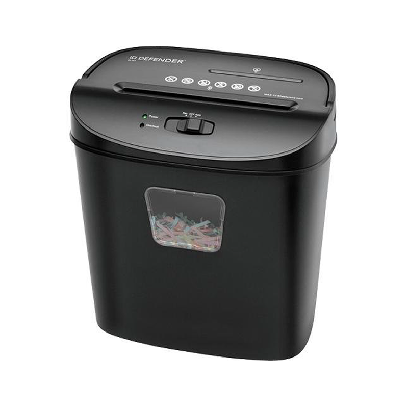 Corner Keeper ID-101 Defend 10-Sheets Cross Cut Paper Shredder