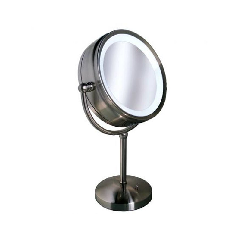VanitiBasics M-1V 8 3/4in Double-Sided Lighted Vanity Mirror