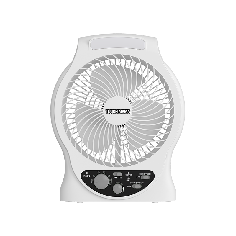 Tough Mama NTMRF-8 8in Rechargeable Desk Fan