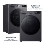 2024 Model - LG Washer 10kg FV1410S4M + Heat Pump Dryer 8kg RV08VHP2M BUNDLE