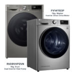 2024 Model - LG Washer 11kg FV1411S3P + Heat Pump Dryer 9kg RV09VHP2VN BUNDLE